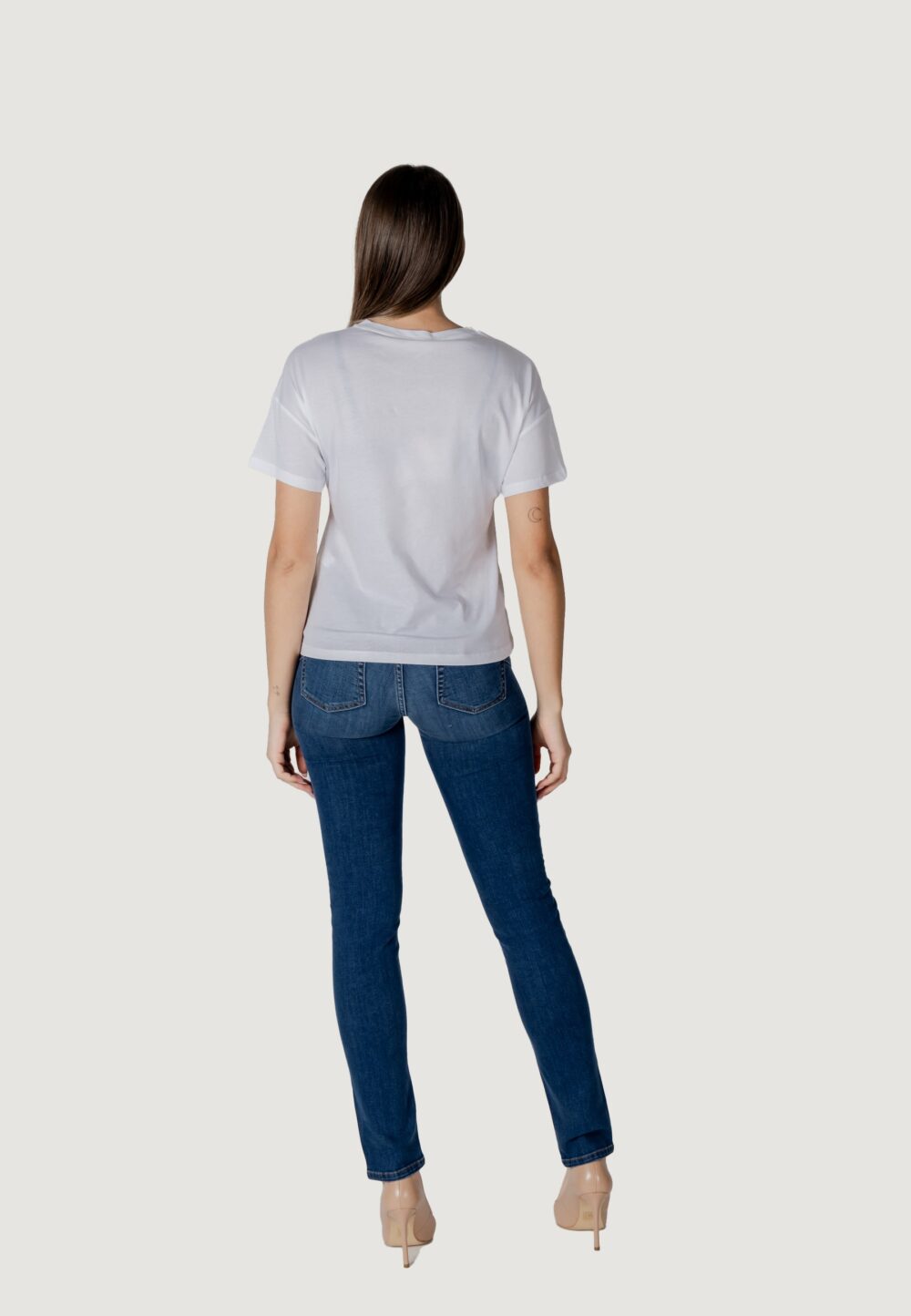 T-shirt Liu-Jo ecs moda m/c Bianco - Foto 5