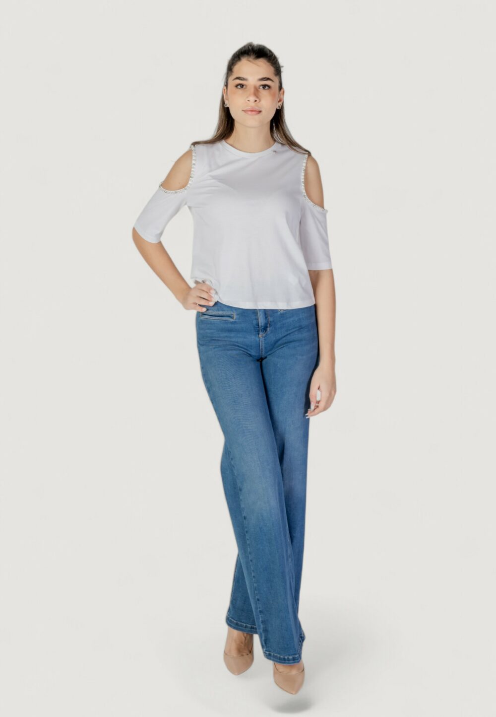 T-shirt Liu-Jo ecs moda m/l Bianco - Foto 7