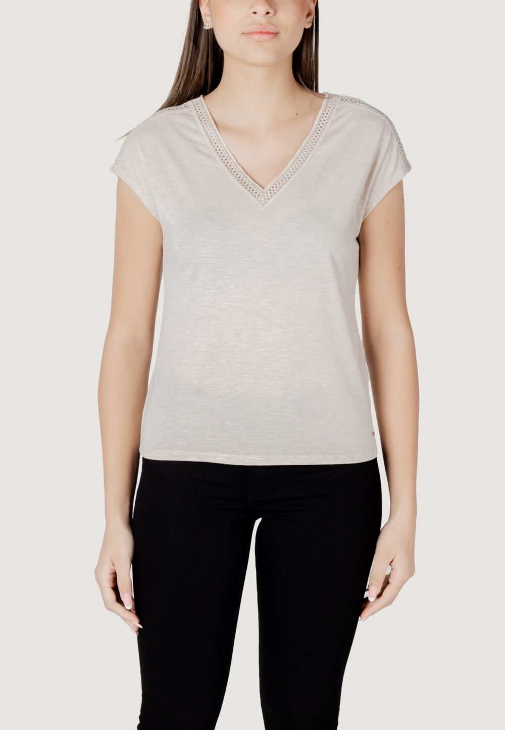 T-shirt Morgan De Toi Beige - Foto 5