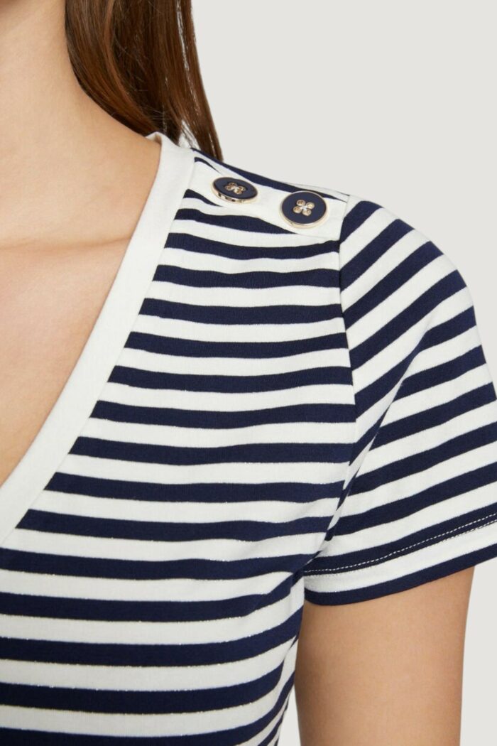 T-shirt Morgan De Toi  Bianco – Blu