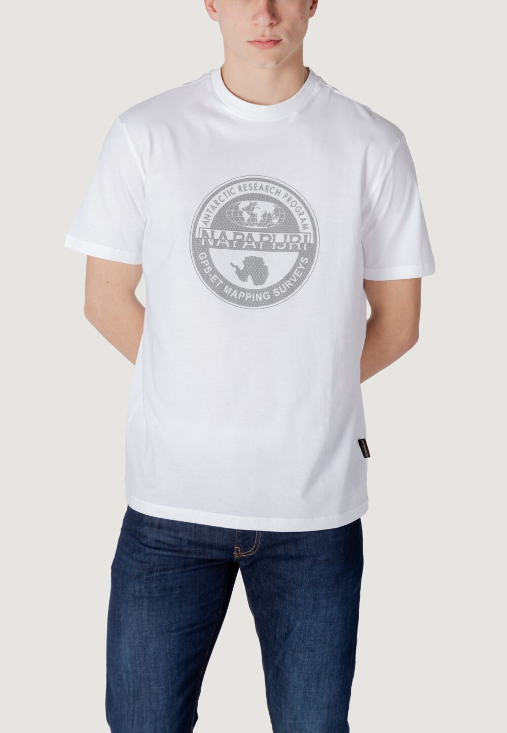 T-shirt Napapijri s-bollo ss 2 Bianco - Foto 1