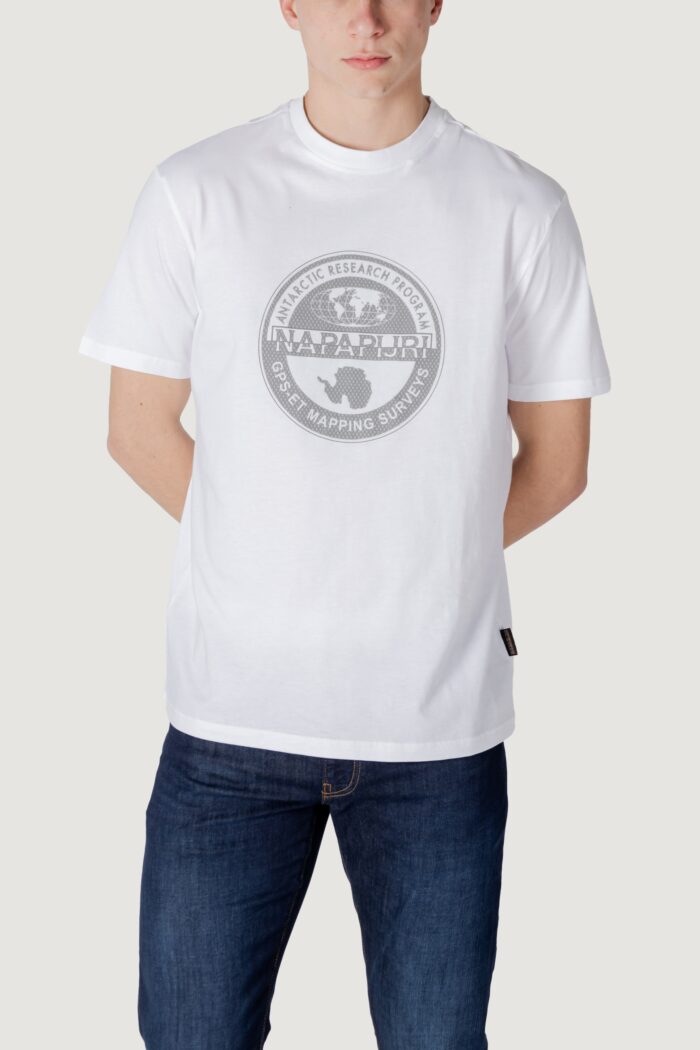 T-shirt Napapijri s-bollo ss 2 Bianco