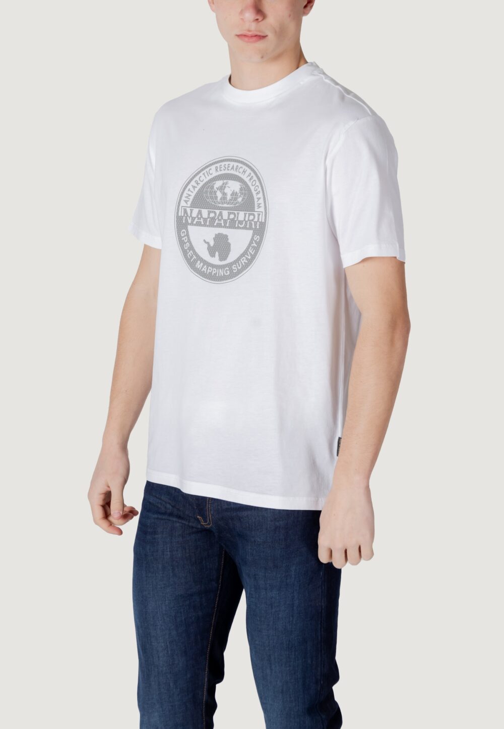 T-shirt Napapijri s-bollo ss 2 Bianco - Foto 4