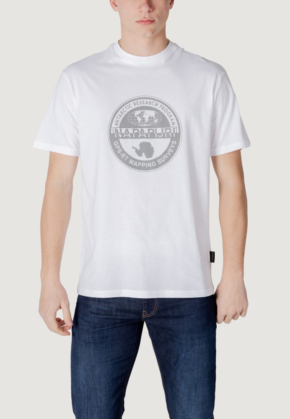 T-shirt Napapijri s-bollo ss 2 Bianco - Foto 5