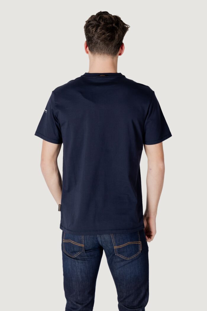 T-shirt Napapijri s-badge ss Blu marine
