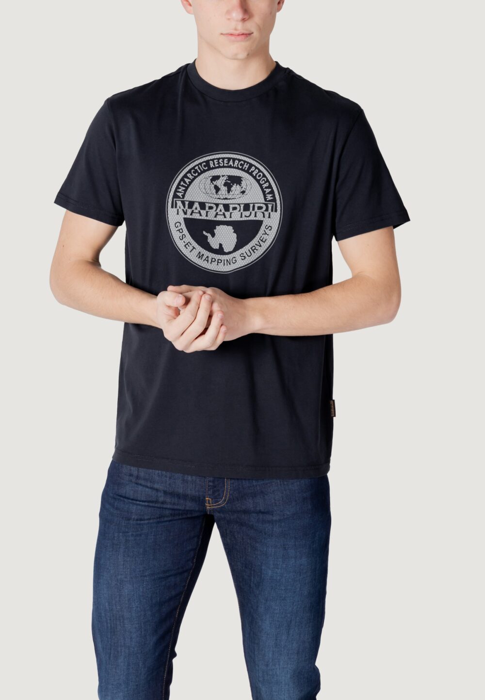 T-shirt Napapijri s-bollo ss 2 Nero - Foto 1