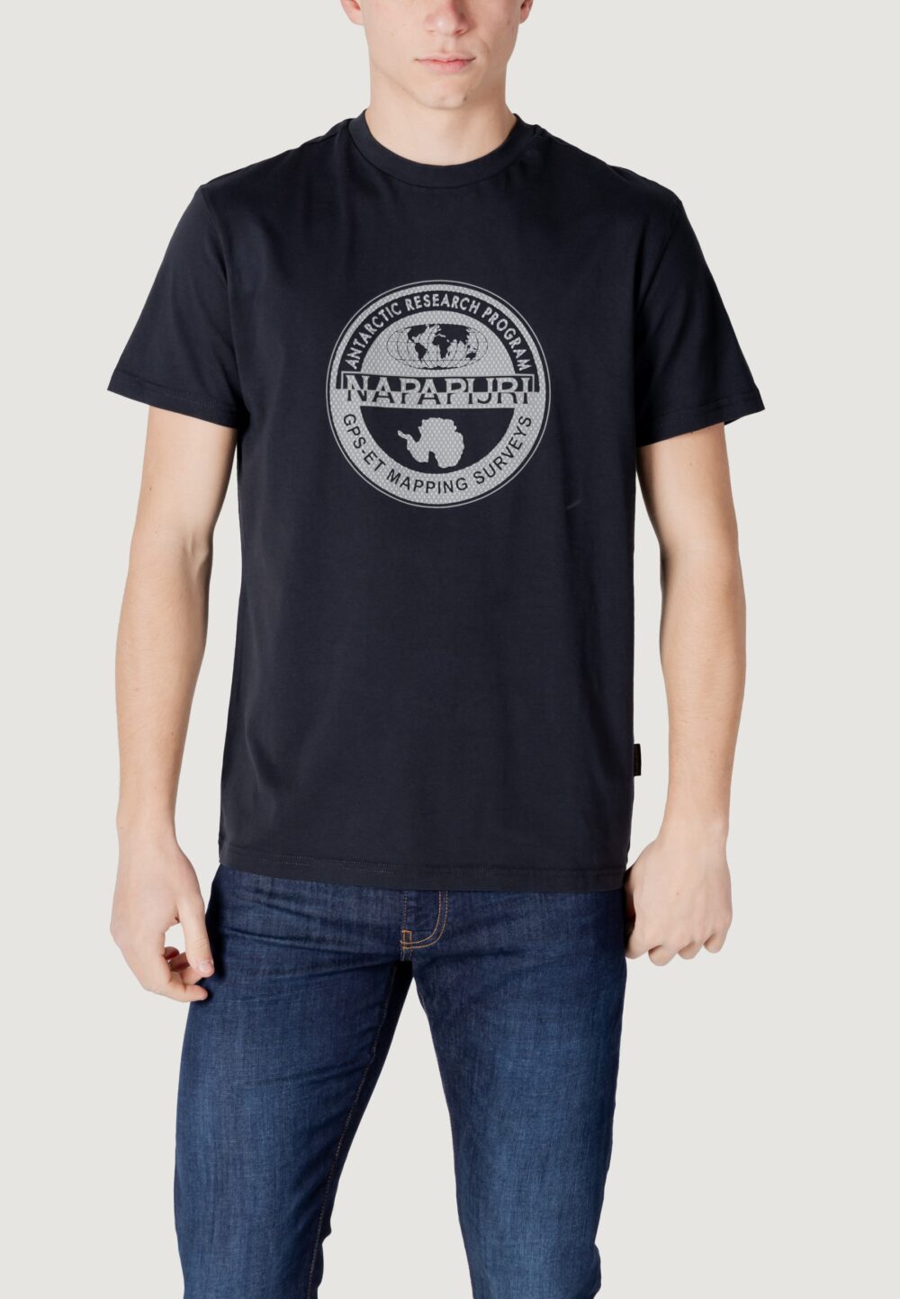 T-shirt Napapijri s-bollo ss 2 Nero - Foto 4