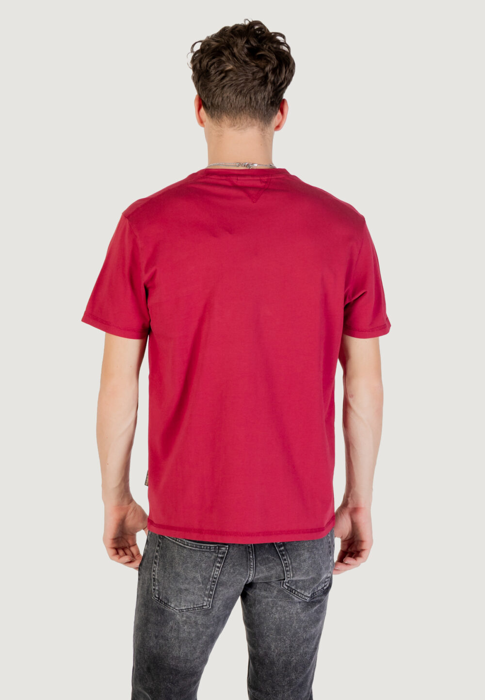 T-shirt Napapijri s-lari ss Rosso - Foto 5