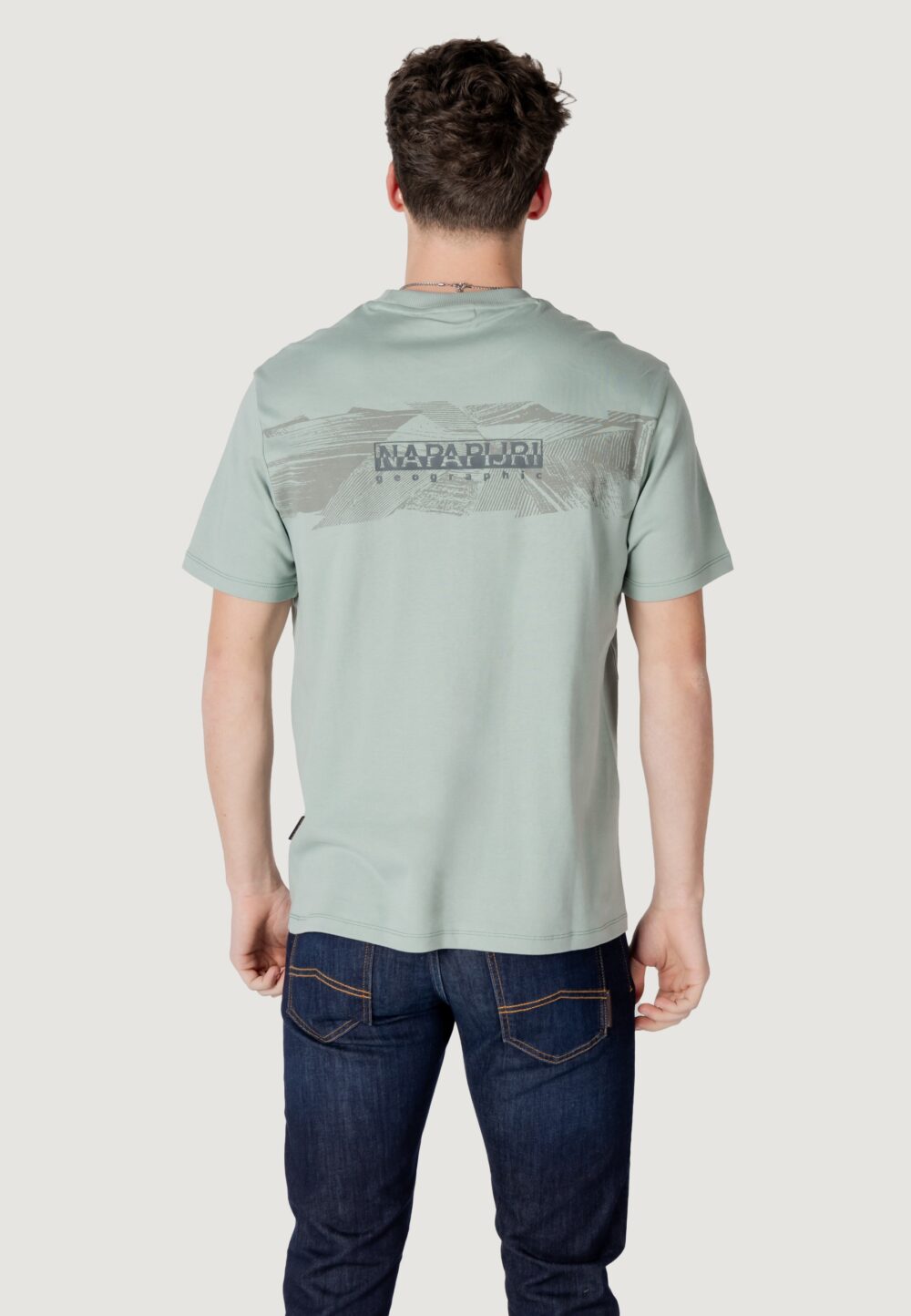 T-shirt Napapijri s-vanni ss VERDE SALVIA - Foto 2