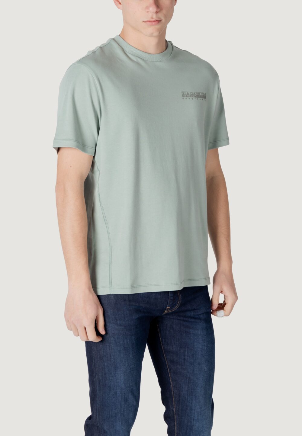 T-shirt Napapijri s-vanni ss VERDE SALVIA - Foto 3