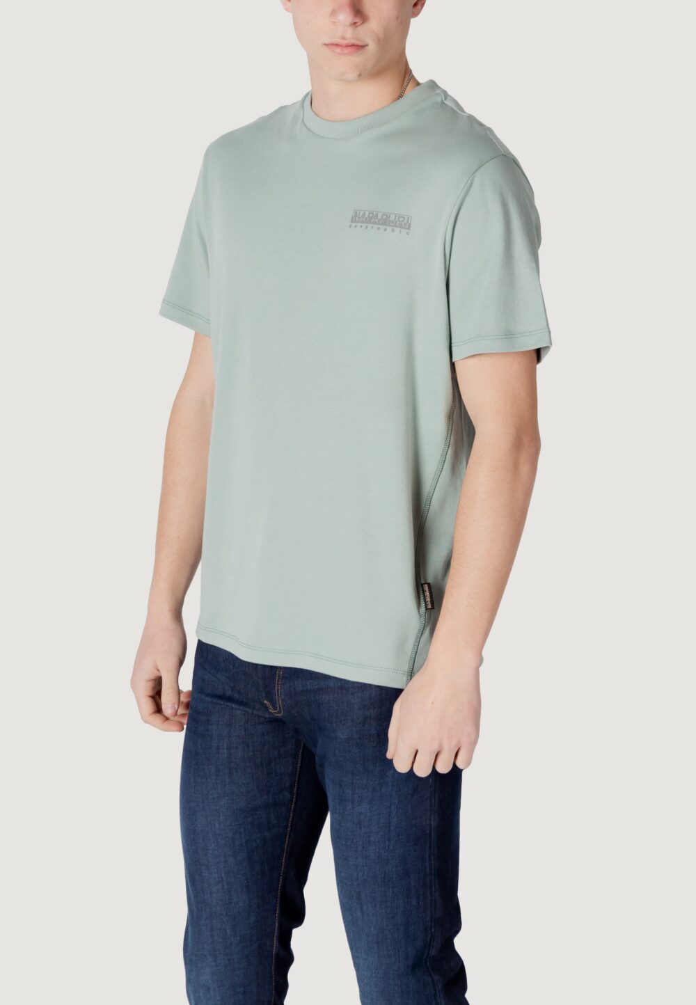 T-shirt Napapijri s-vanni ss VERDE SALVIA - Foto 4