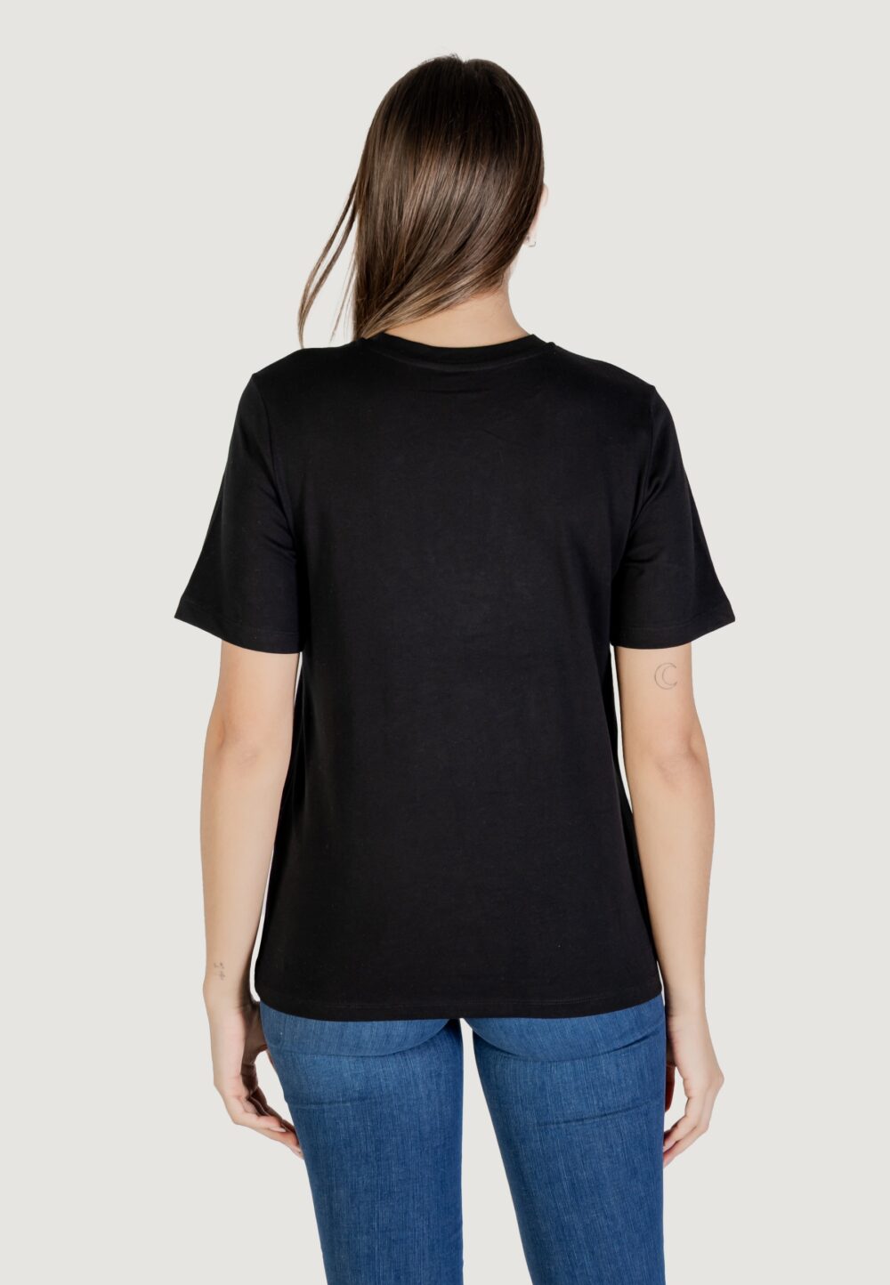 T-shirt Only onlburst life s/s popcorn top box jrs Nero - Foto 4