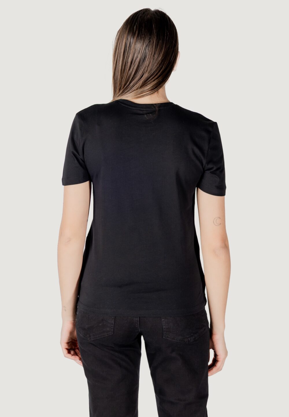 T-shirt Only onlkita life reg s/s pineapple top jrs Nero - Foto 4