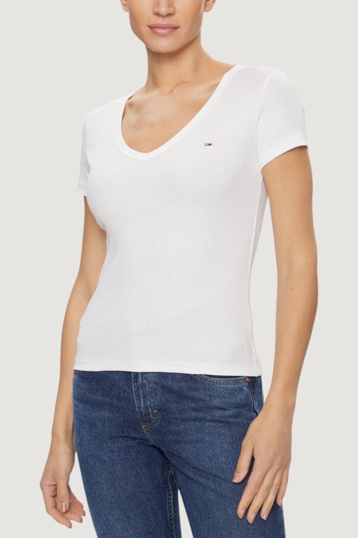 T-shirt Tommy Hilfiger Jeans tjw essential Bianco