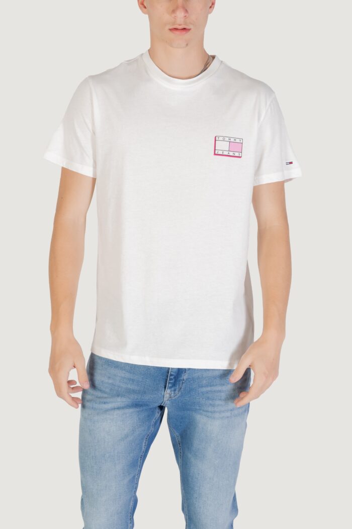 T-shirt Tommy Hilfiger Jeans tjm slim pop color f Panna