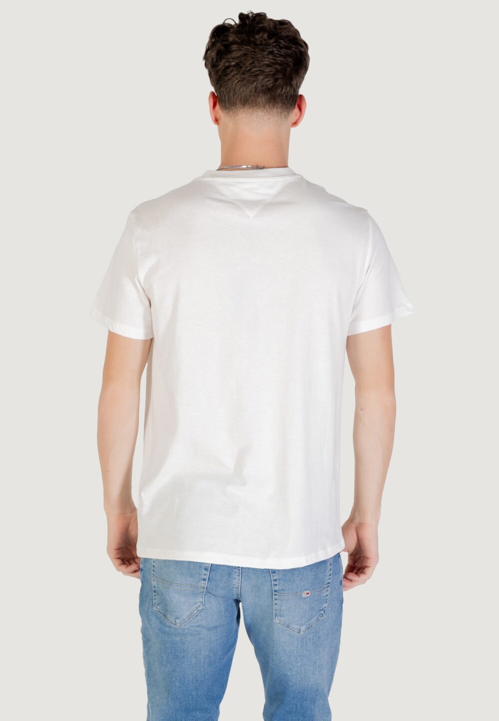 T-shirt Tommy Hilfiger Jeans tjm slim pop color f Panna - Foto 4