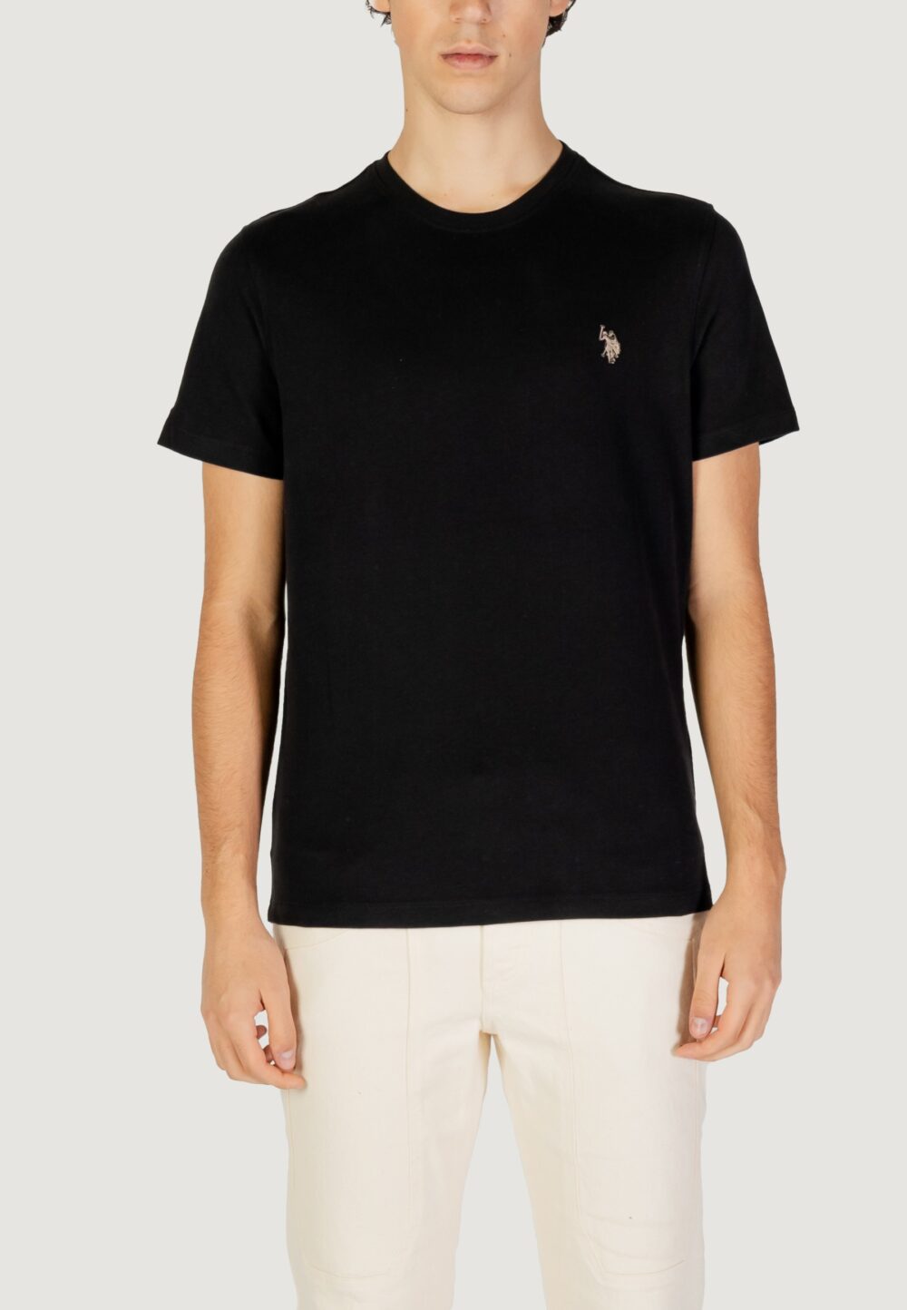 T-shirt U.S. Polo Assn. Nero - Foto 1