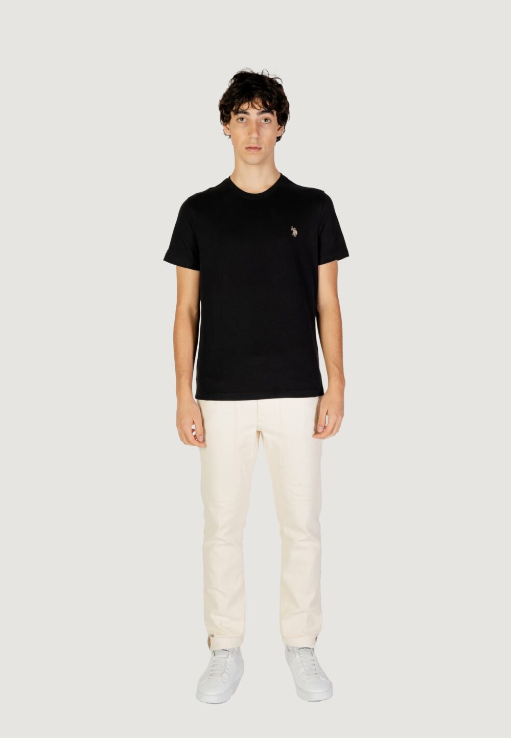 T-shirt U.S. Polo Assn. Nero - Foto 6