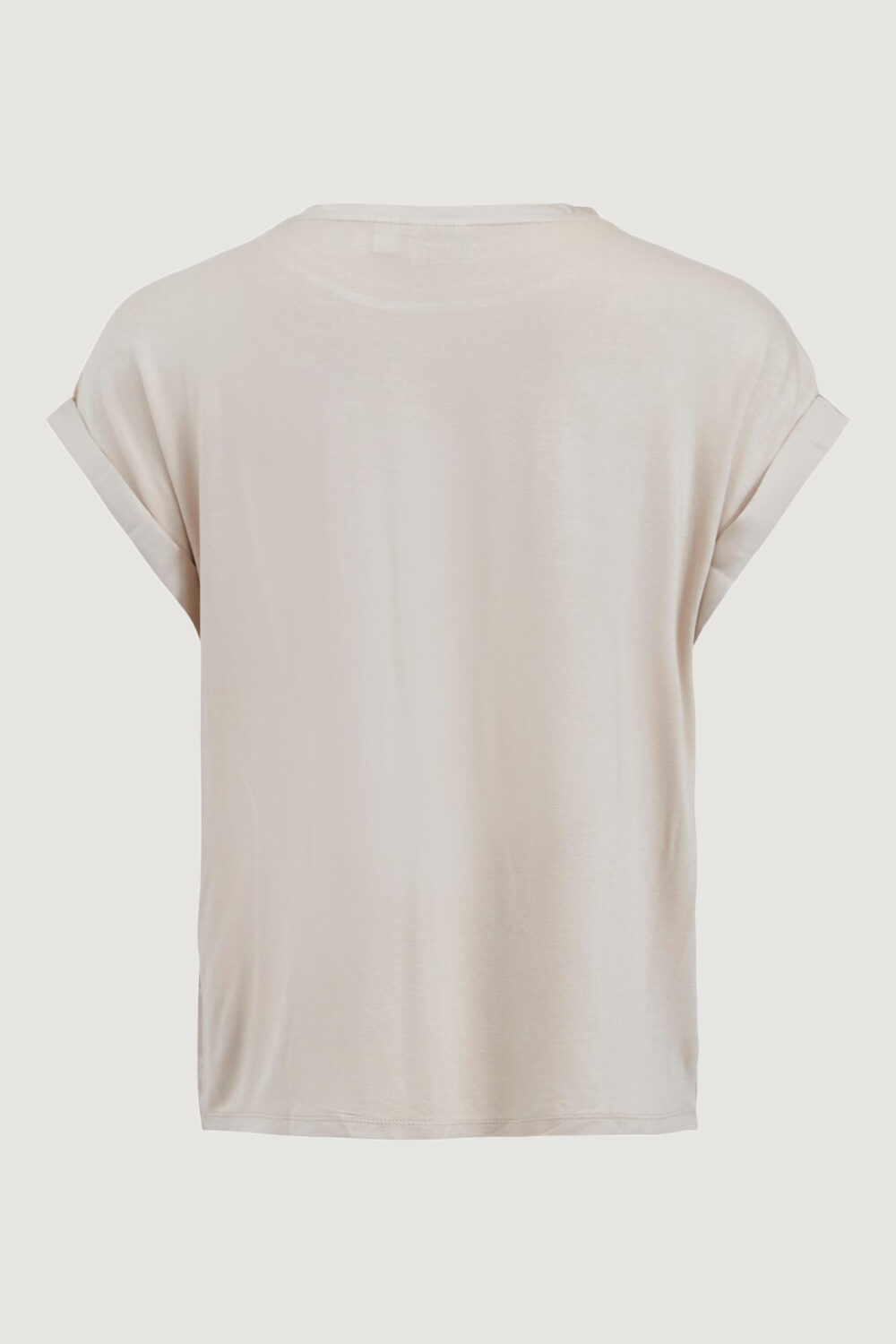 T-shirt Vila Clothes viellette s/s satin top/su - noos Oro - Foto 5