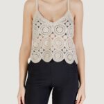 Top Vila Clothes virisse singlet crochet top Beige - Foto 1