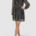 Vestito corto Only onlsonia life l/s v-neck dress ptm Nero - Foto 1