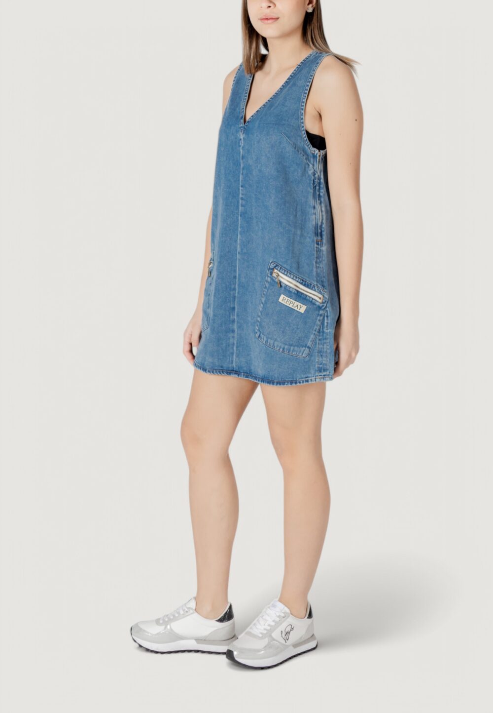 Vestito corto Replay Denim - Foto 2