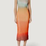 Vestito lungo Desigual vest_sahara Arancione - Foto 1