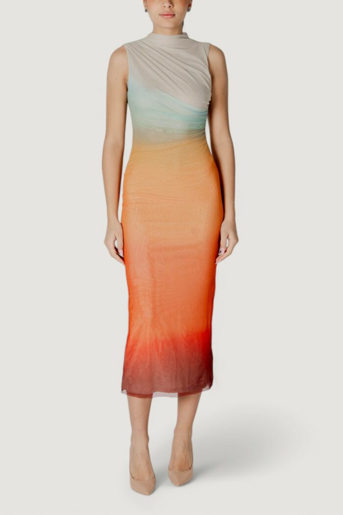 Vestito lungo Desigual vest_sahara Arancione