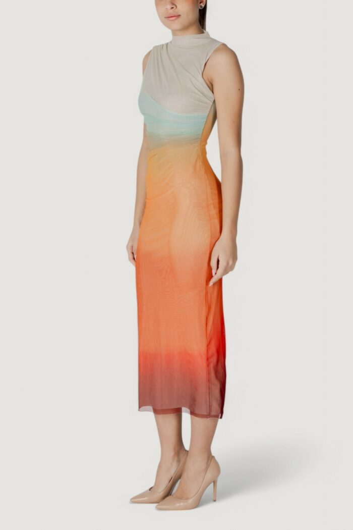Vestito lungo Desigual vest_sahara Arancione
