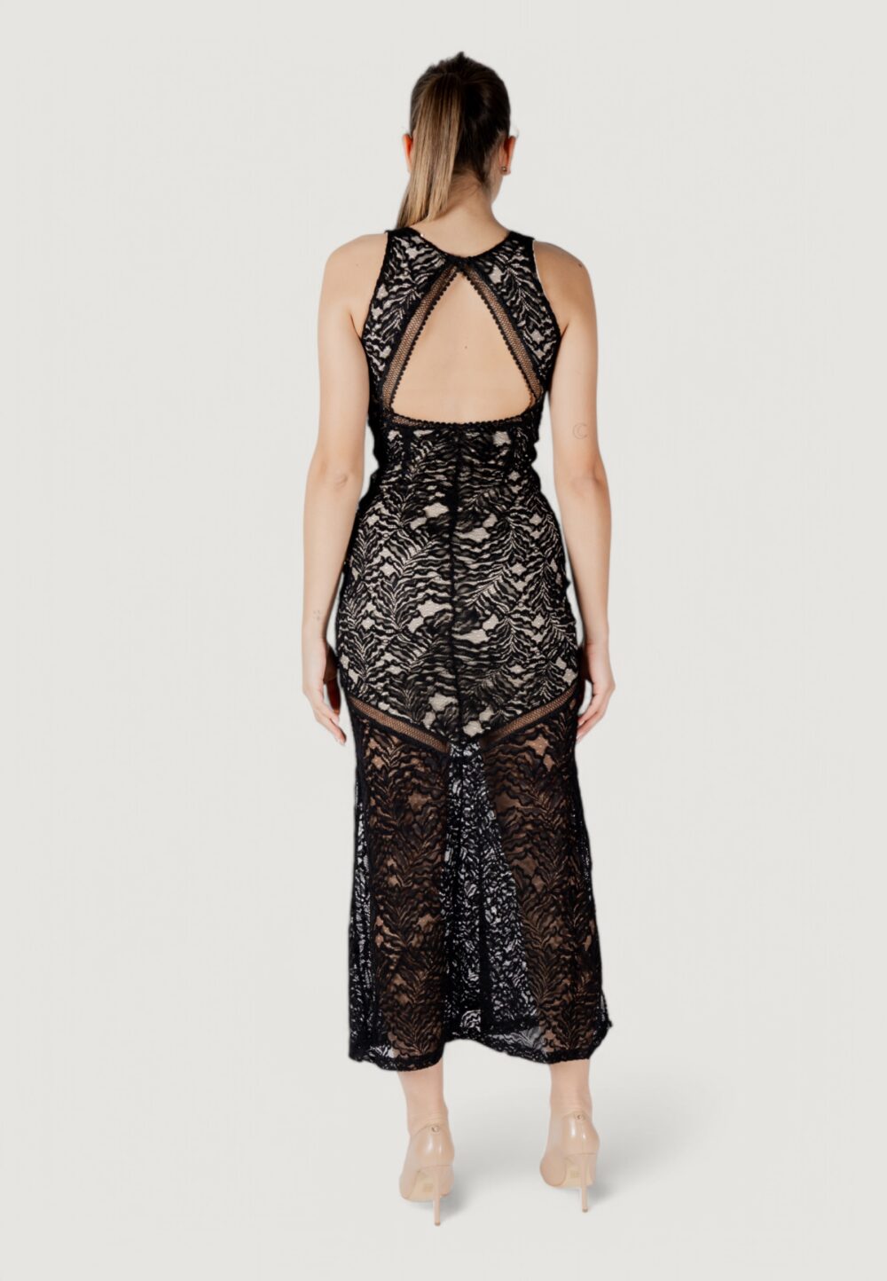 Vestito lungo Guess christel lace Nero - Foto 5