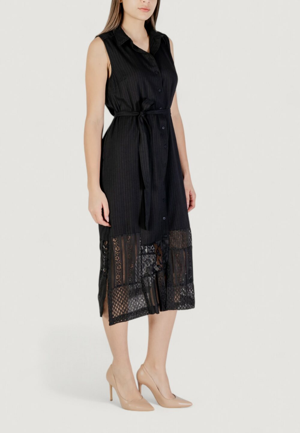 Vestito lungo ICHI ihmarila dr Nero - Foto 3