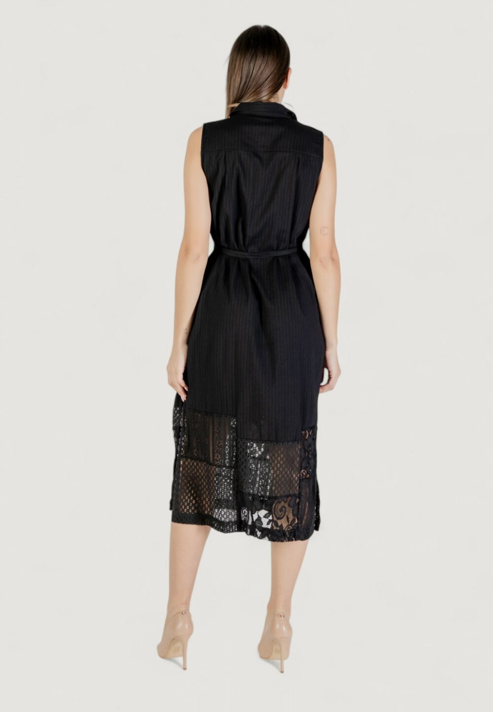 Vestito lungo ICHI ihmarila dr Nero - Foto 4