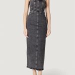 Vestito midi ICHI ihbellas dr Black Jeans - Foto 1