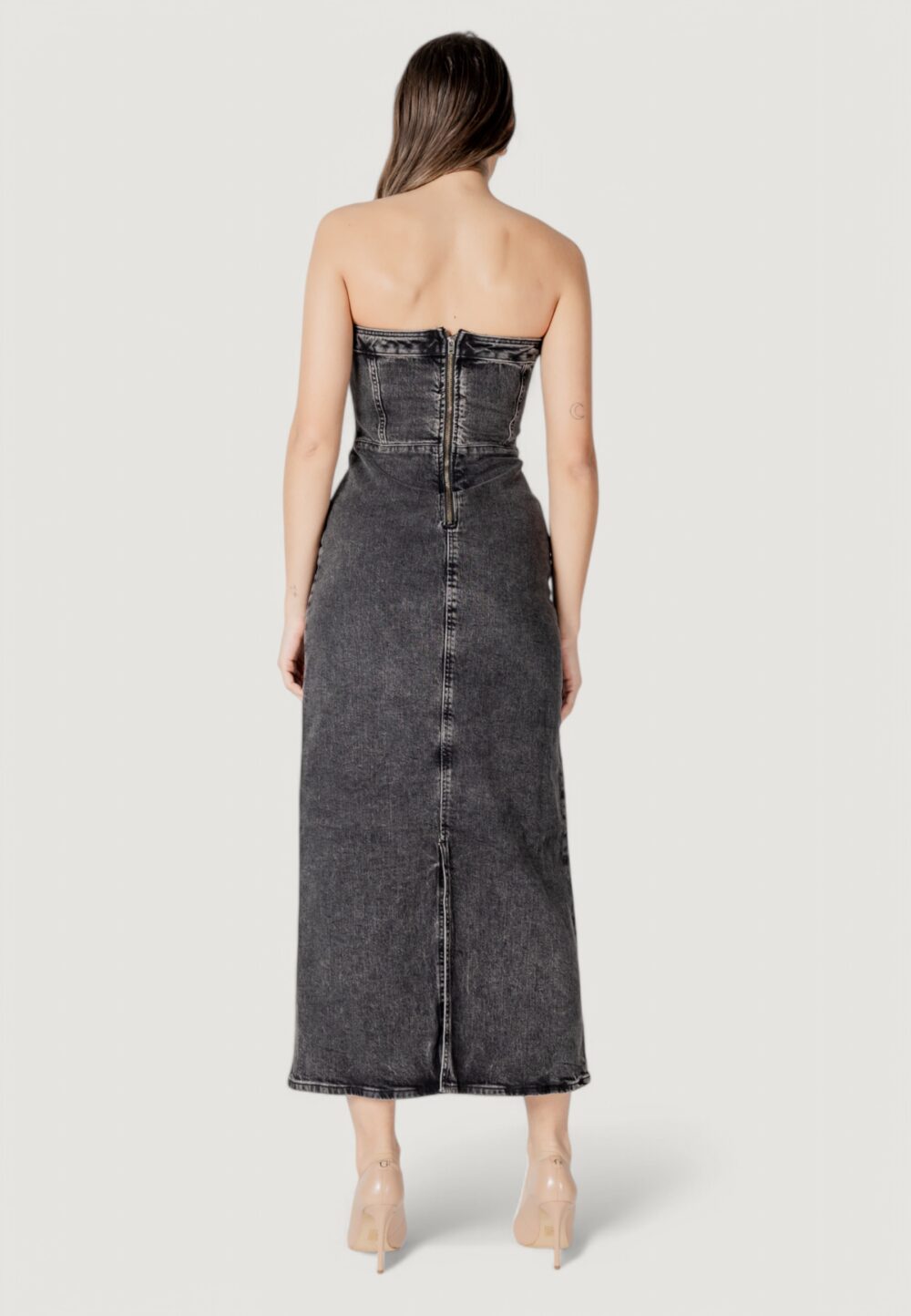 Vestito midi ICHI ihbellas dr Black Jeans - Foto 4