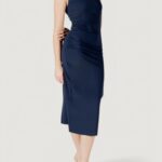 Vestito midi Jacqueline de Yong jdymira s/l midi rouching dress jrs Blu - Foto 1