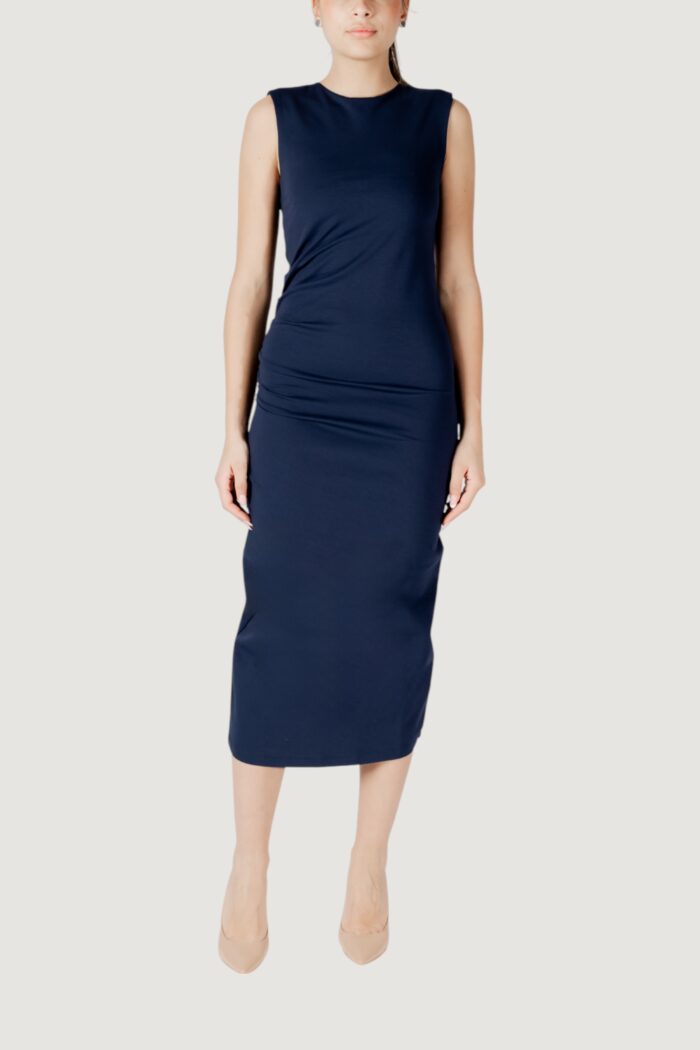 Vestito midi Jacqueline de Yong jdymira s/l midi rouching dress jrs Blu