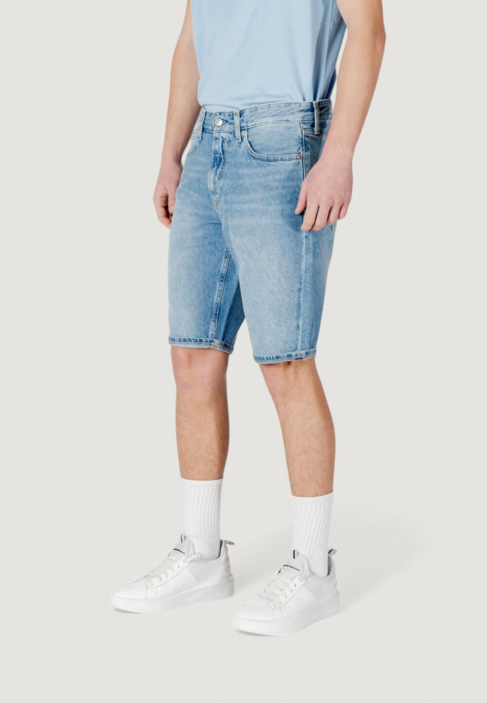 Bermuda Calvin Klein Jeans regular Denim - Foto 3