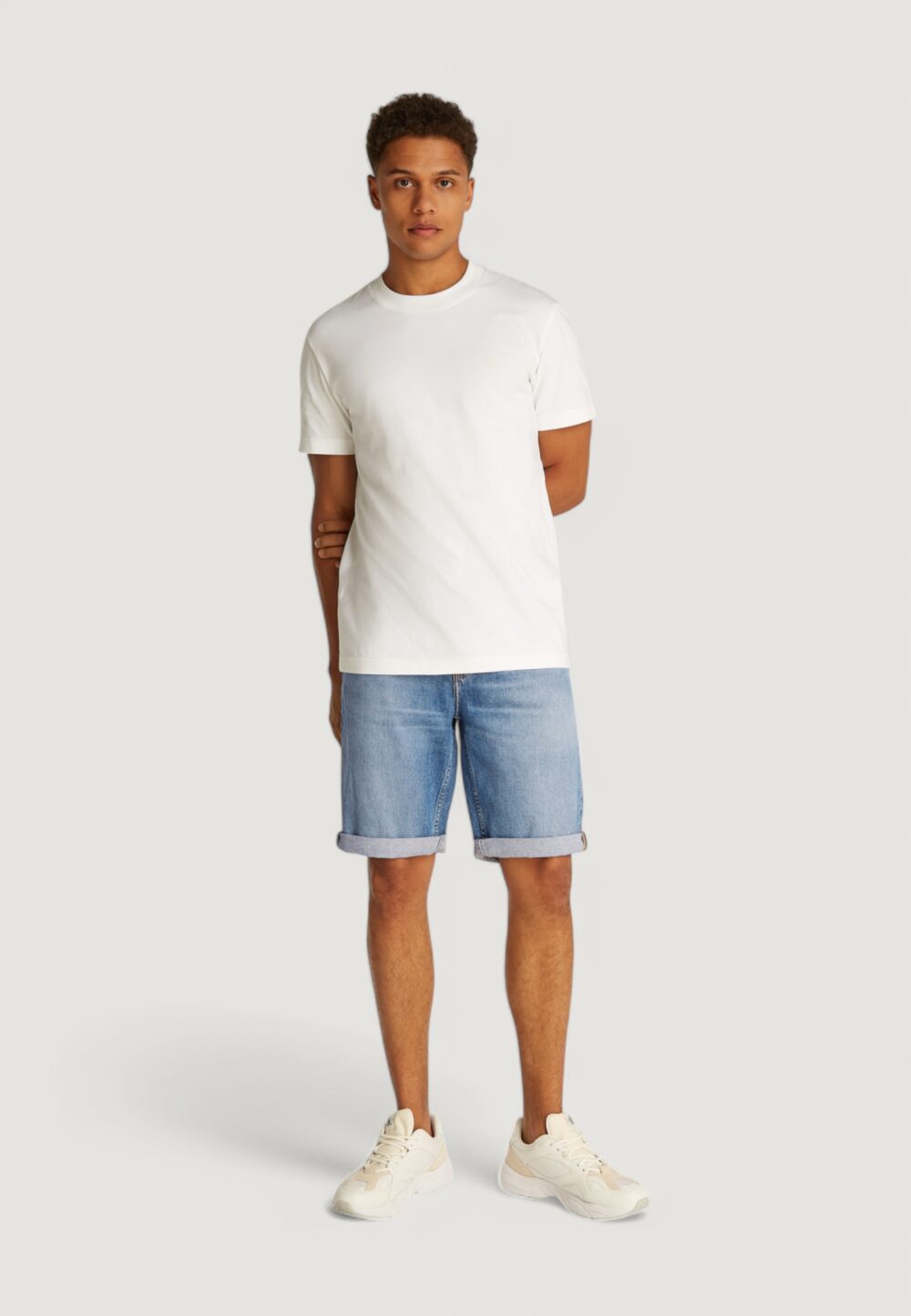 Bermuda Calvin Klein Jeans Denim chiaro - Foto 2