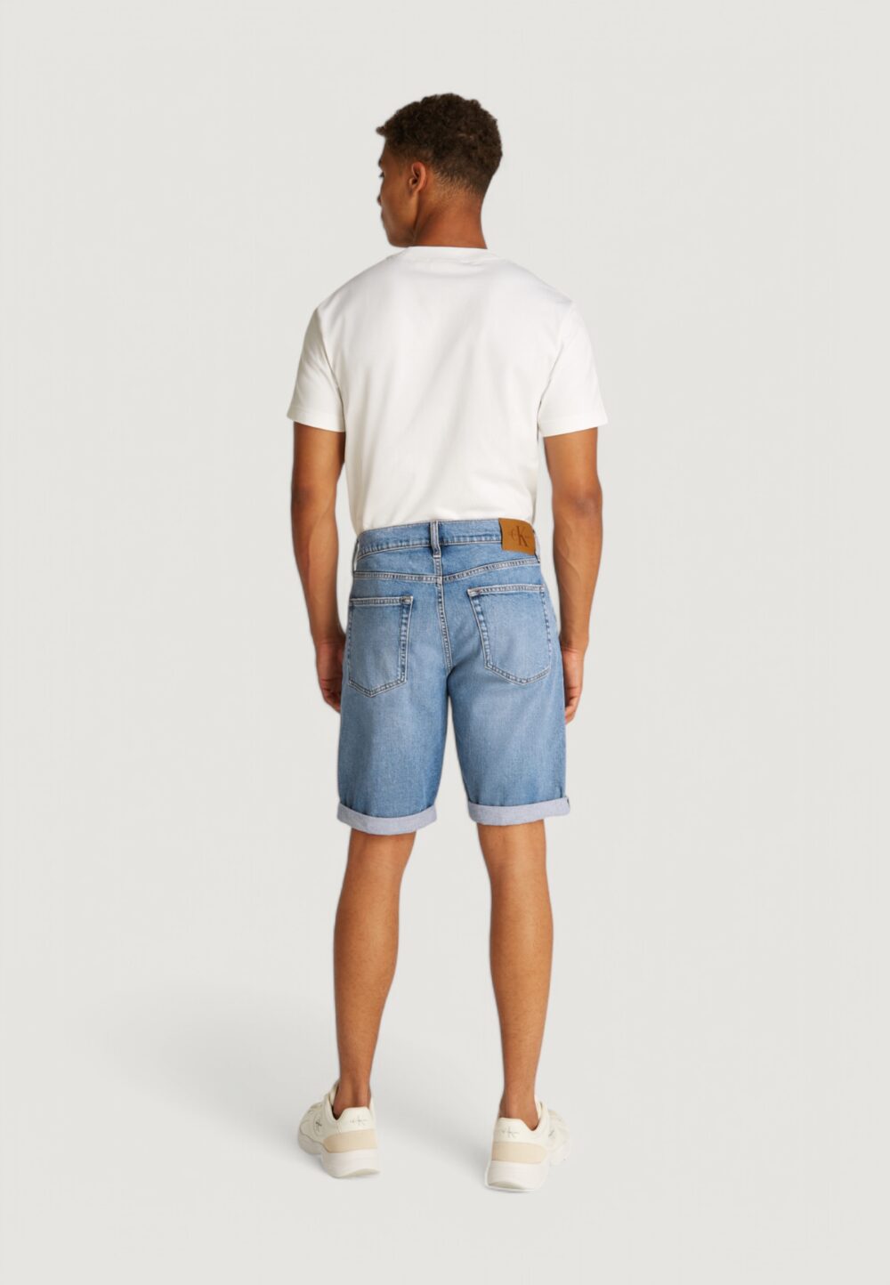 Bermuda Calvin Klein Jeans Denim chiaro - Foto 3