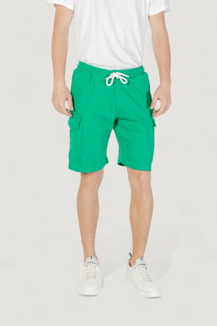 Bermuda sportivi Icon logo piccolo Verde