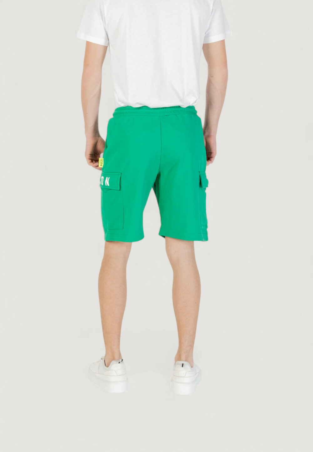 Bermuda sportivi Icon logo piccolo Verde - Foto 4