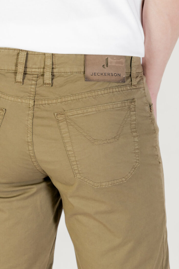 Bermuda Jeckerson jayden 5 tasche toppa slim Verde Oliva