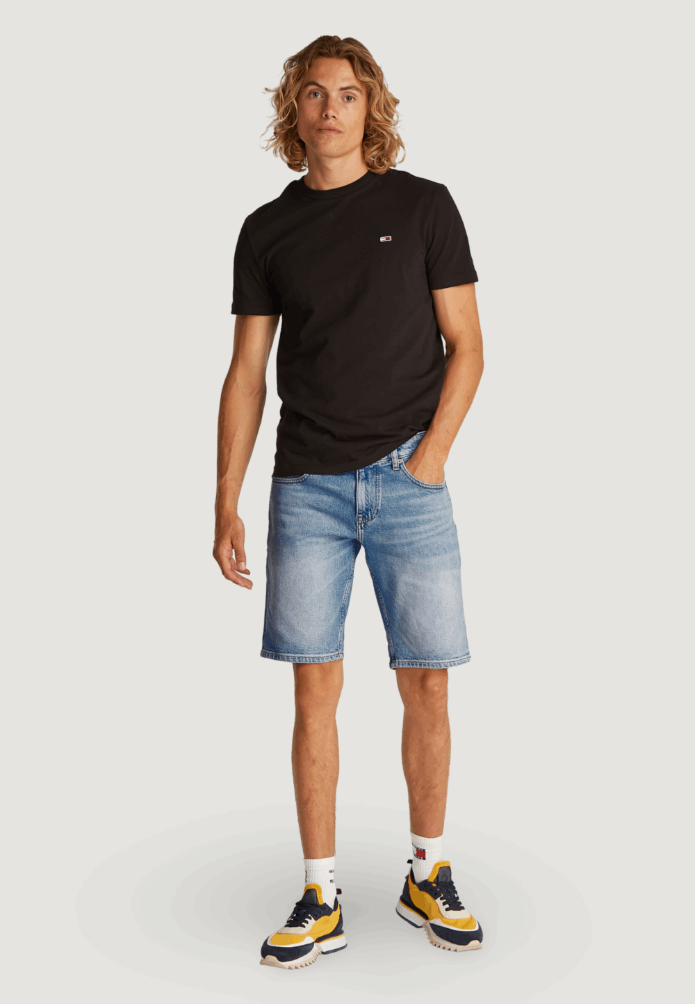 Bermuda Tommy Hilfiger Jeans scanton bi0112 Denim chiaro - Foto 2