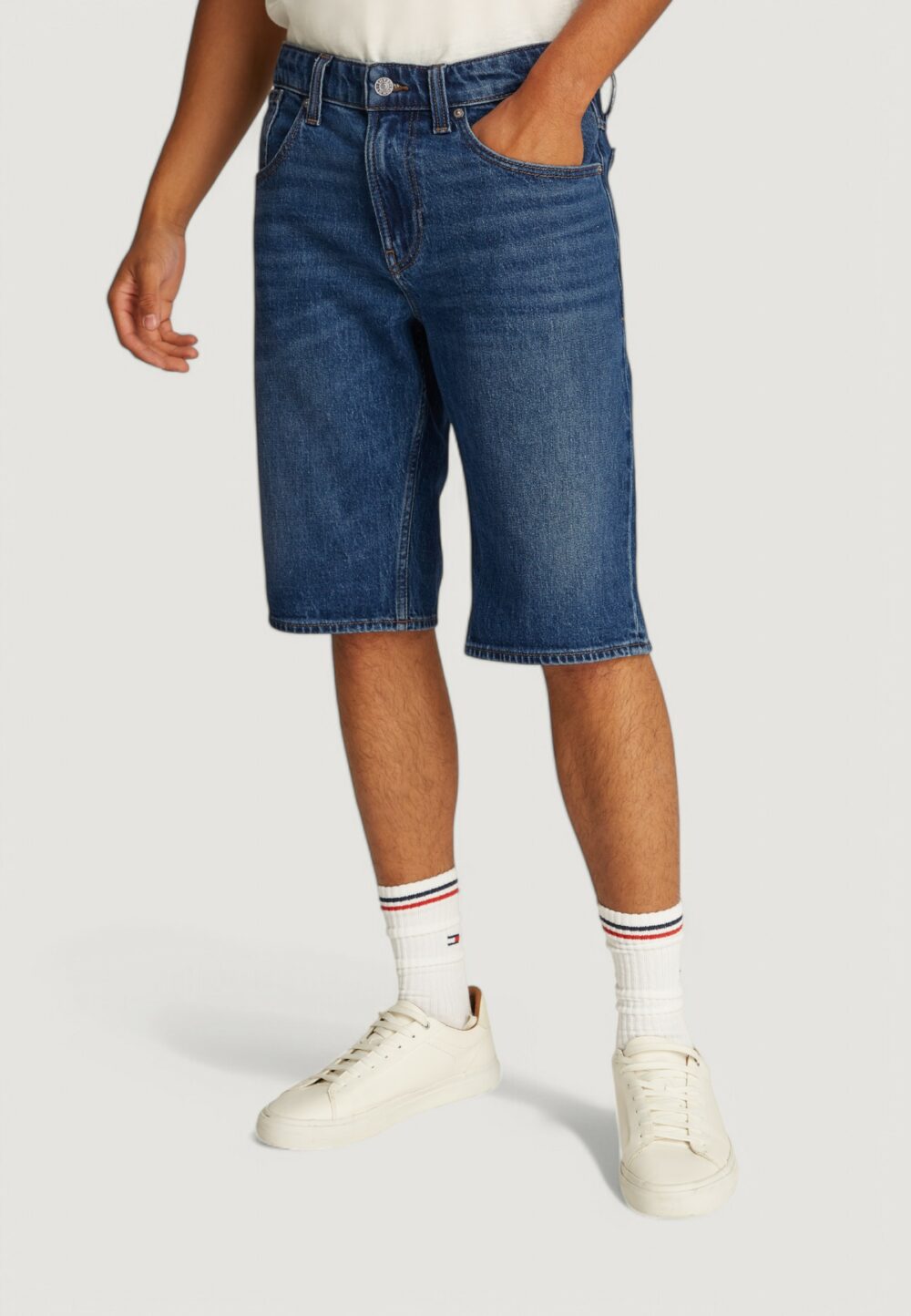 Bermuda Tommy Hilfiger Jeans ronnie bi0152 Denim scuro - Foto 1