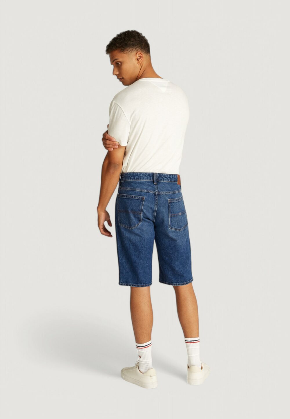 Bermuda Tommy Hilfiger Jeans ronnie bi0152 Denim scuro - Foto 4