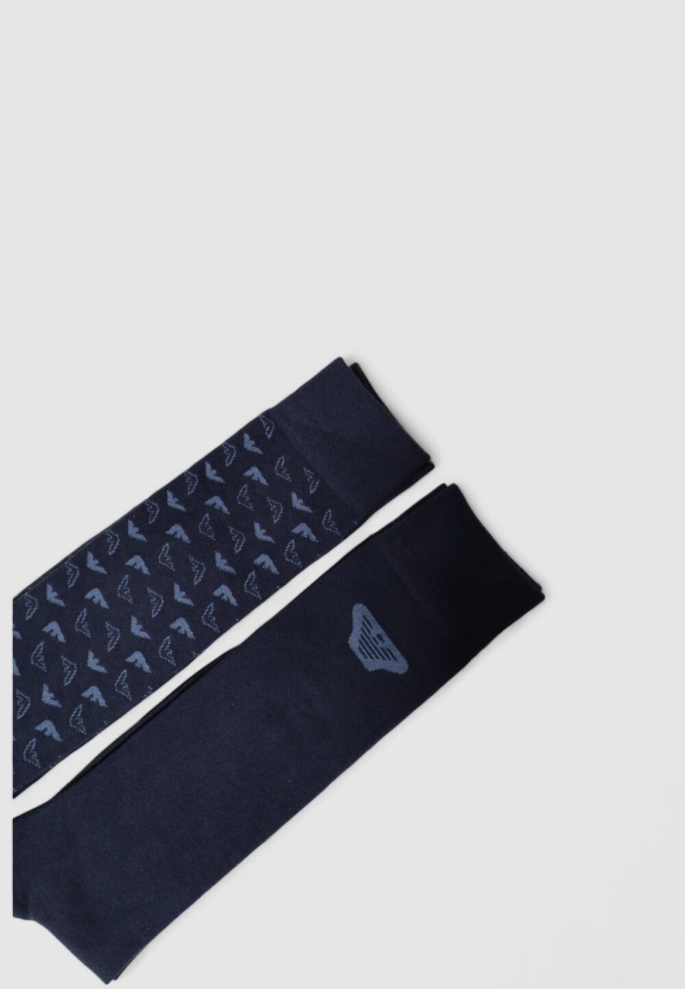 Calzini Lunghi Emporio Armani Underwear 2 pack Blu - Foto 4
