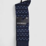 Calzini Lunghi Emporio Armani Underwear 2 pack Blu - Foto 1