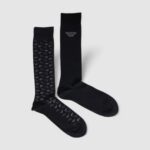 Calzini Lunghi Emporio Armani Underwear 2 pack Nero - Foto 1