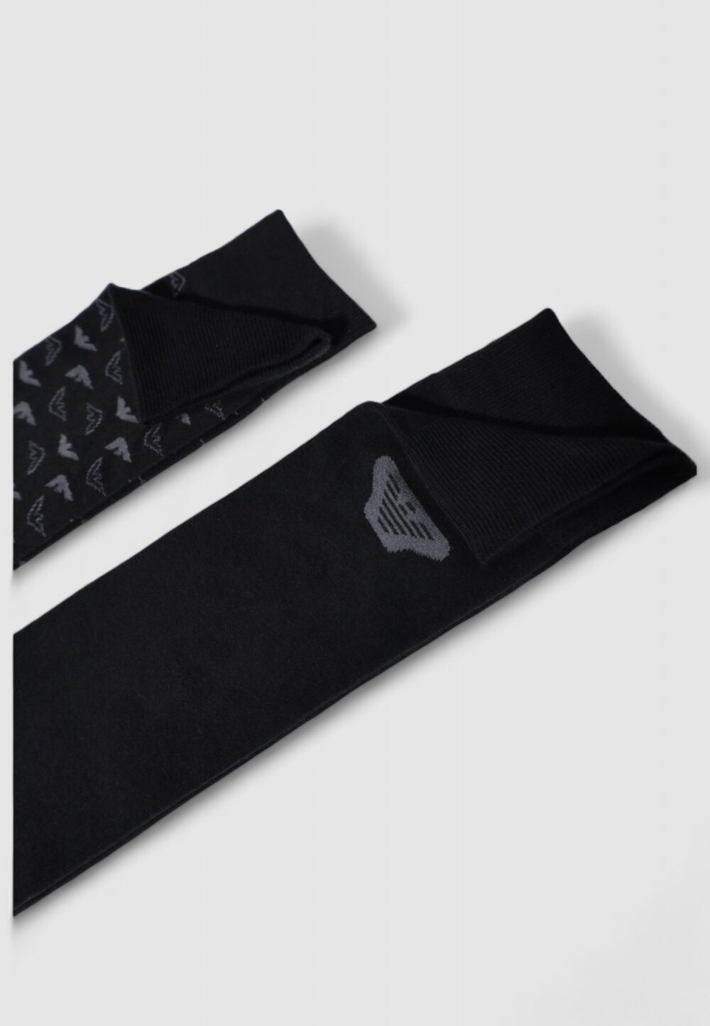 Calzini Lunghi Emporio Armani Underwear 2 pack Nero - Foto 2
