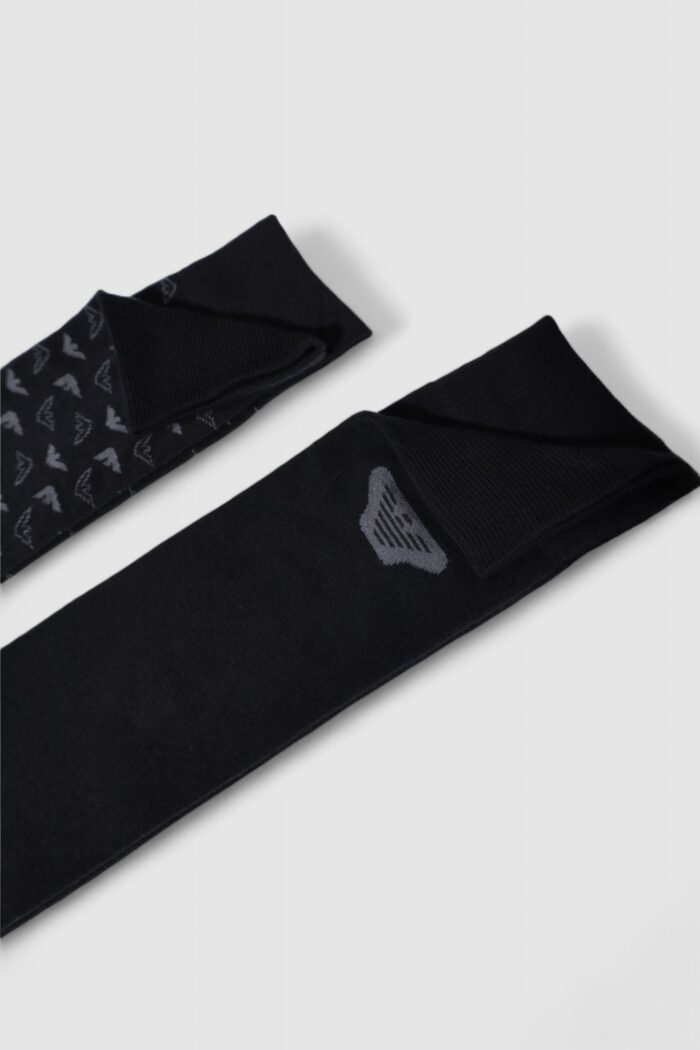 Calzini Lunghi Emporio Armani Underwear 2 pack Nero